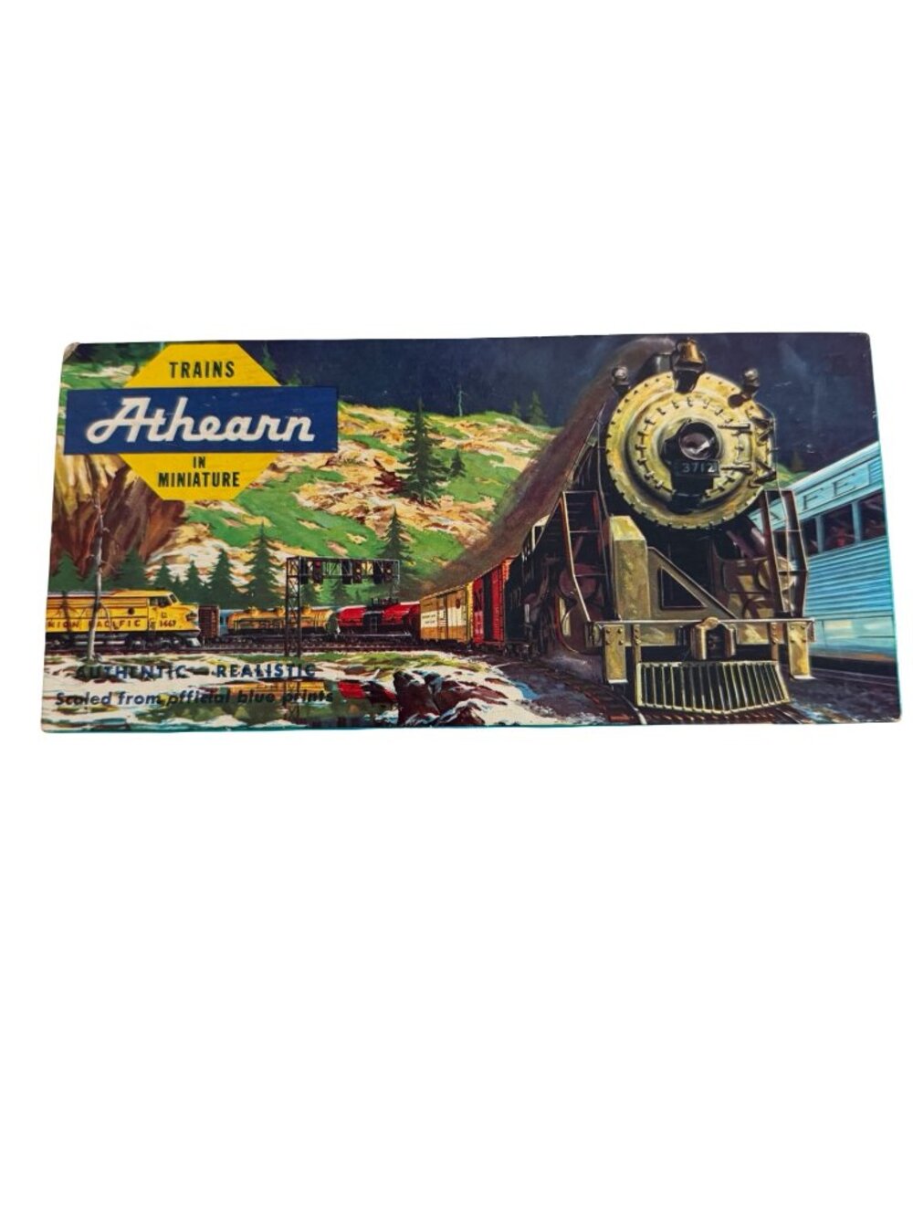 Vintage Athearn HO Scale Western Pacific 40' Box Car Kit No. 1704 w/ Box & Instr